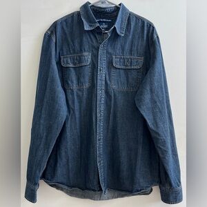 Old Navy Men's Dark Blue Denim Shirt Jacket Size:XL
Button Down/Long Sleeve